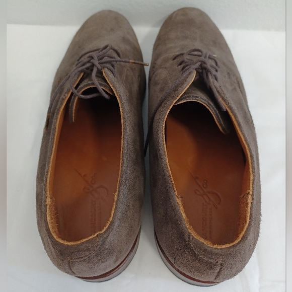 RANCOURT&CO. Loafers men\'s suede shoes size 10D made in U.S.A lace-up main image 13